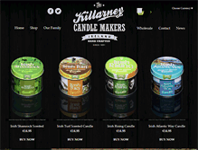 Tablet Screenshot of killarneycandlemakers.com